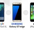 Google Pixel vs Samsung Galaxy S7 Edge vs iPhone 7: Comparison