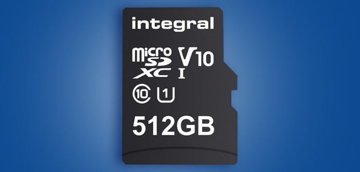 Integral Launches World’s Biggest 512GB microSD card