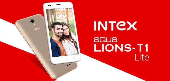 Intex Aqua Lions T1 Lite Smartphone Debuts in India