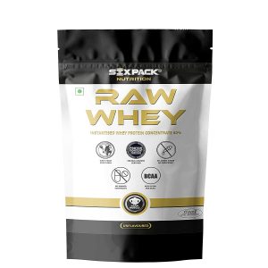 Six Pack Nutrition Raw Whey Protein Concentrate 80% Unflavored