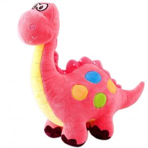 Tickles Pink Soft Cartoon Cuddly Dinosaur Dragon Plush