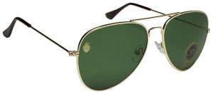 La Victorie Aviator UV Protected Unisex Green Sunglasses