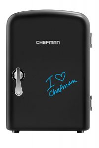 Chefman Mini Portable Eraser Board Personal Fridge