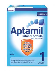 Aptamil 1 Infant Formula Powder with Prebiotics (Upto 6 months)