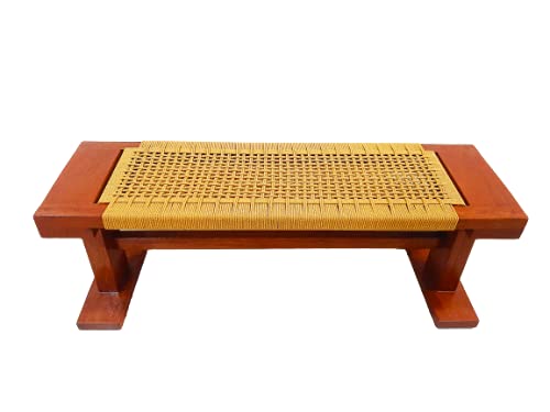 Azuka Wooden Rope Bench