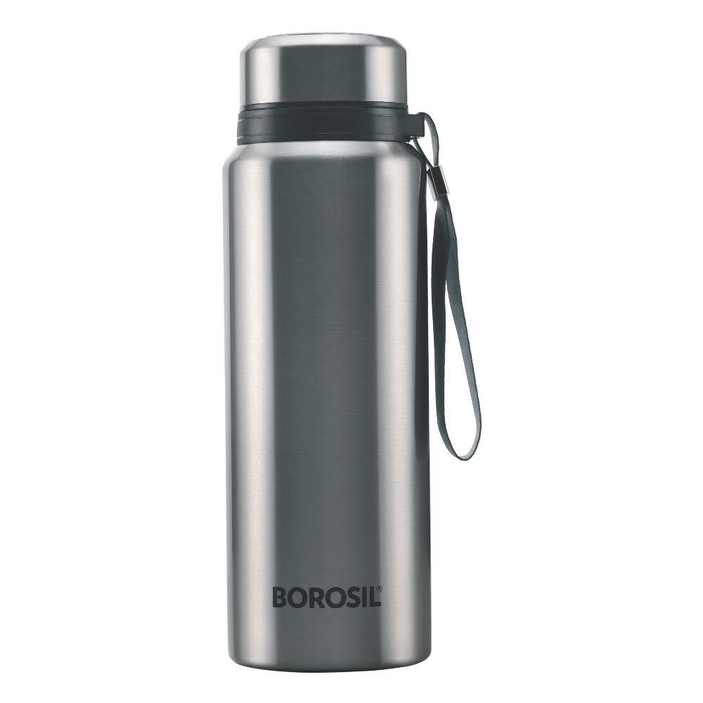 Borosil vacuum insulated stainless steel flask water bottle - 