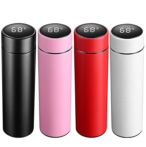 Generic thermos vacuum flask LED temperature display insulated water bottle - 