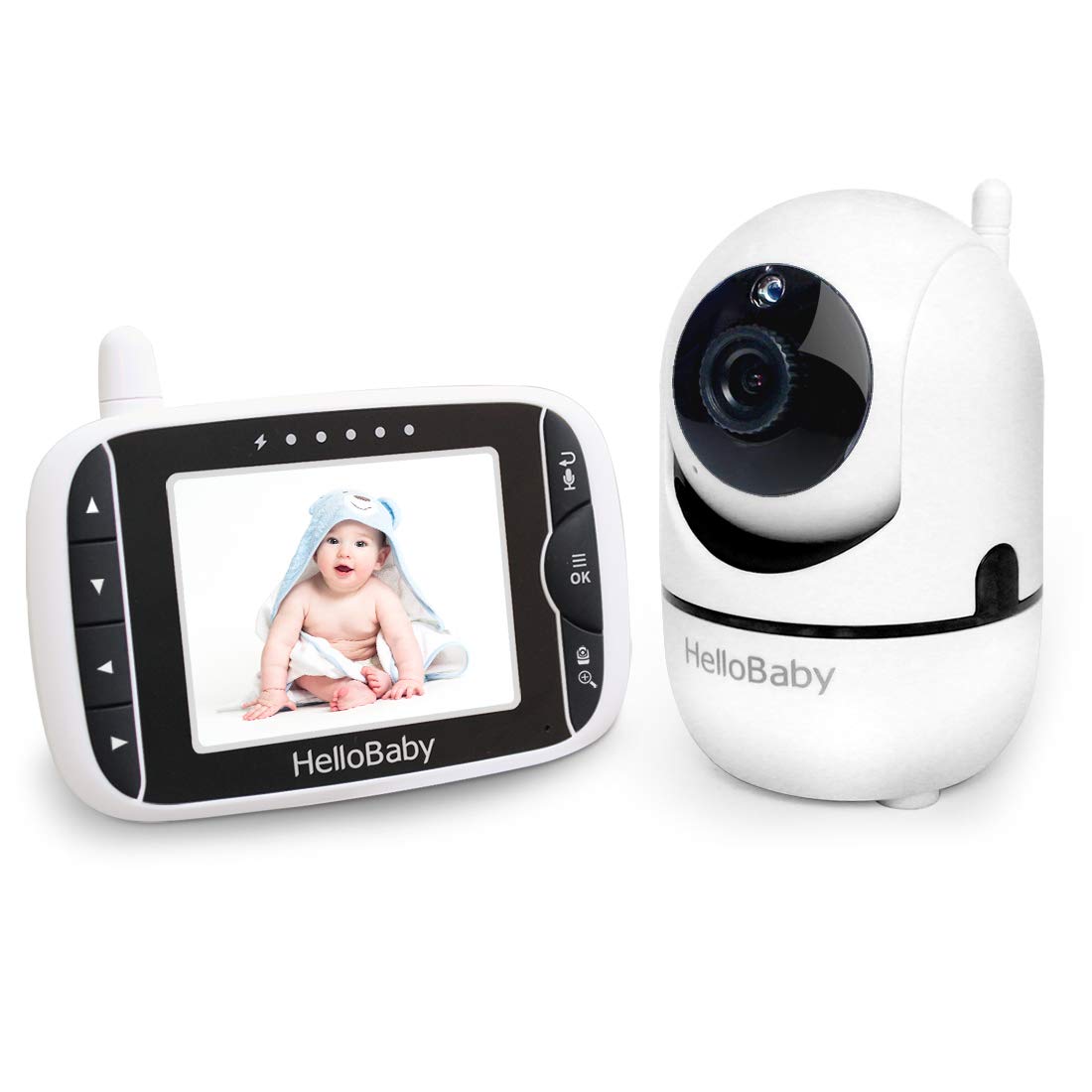 HelloBaby 3.2-Inch Video Baby Monitor