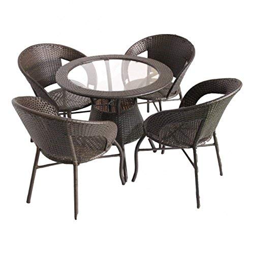 Jkm Outdoor Chair And Glass Table Set
