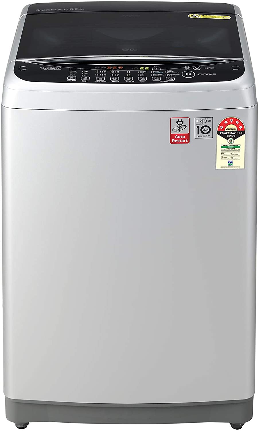 LG Fully-Automatic Top-loading 8 Kg Washing Machine 