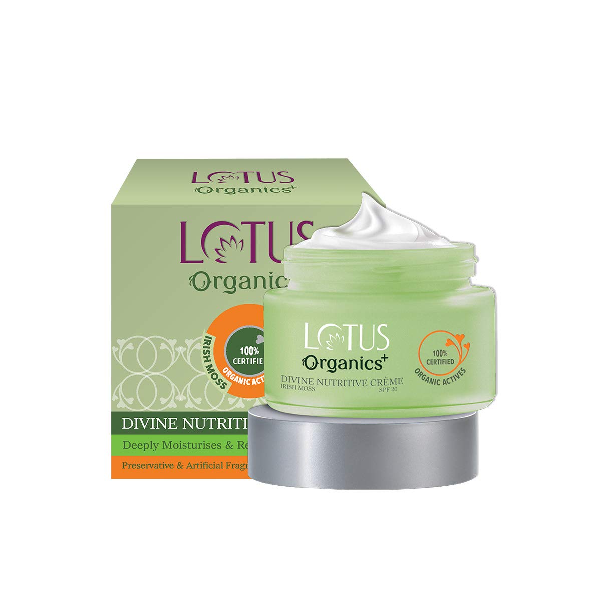 Lotus organics divine nutritive face crème