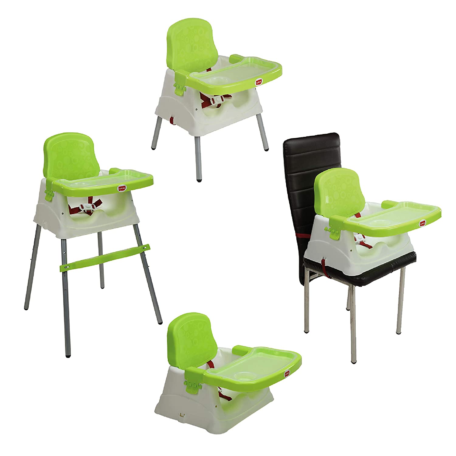 LuvLap 4 In 1 Convertible High Chair cum Booster Seat