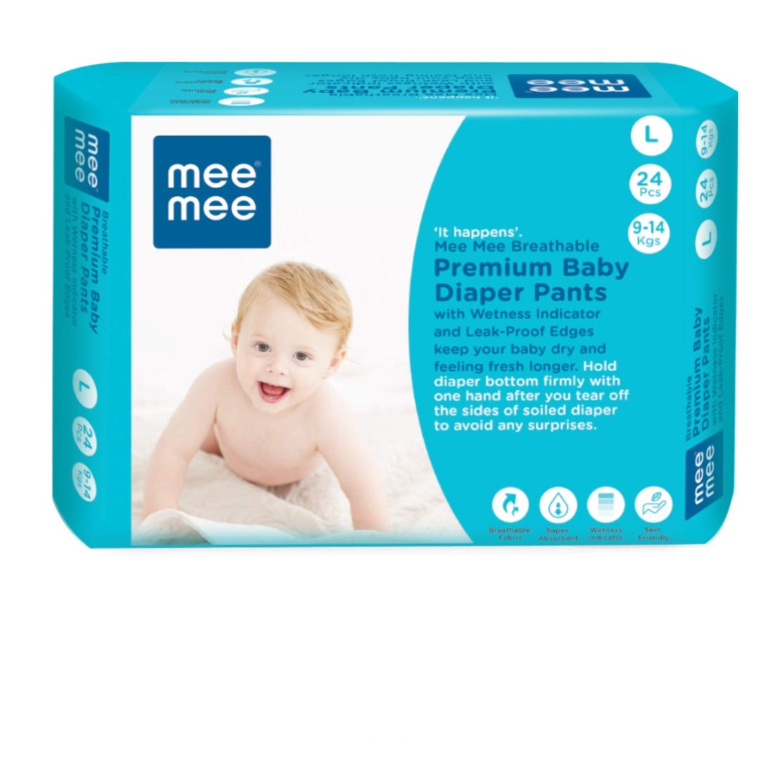 MeeMee Premium Breathable Diapers 