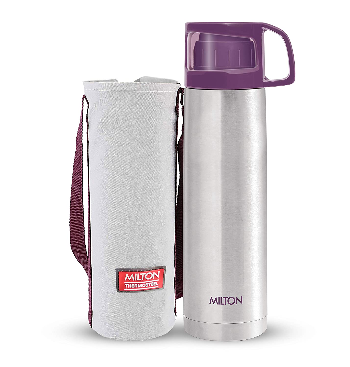 Milton glassy thermosteel vacuum flasks 