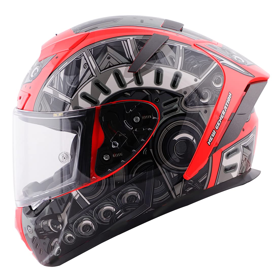Steelbird Terminator Aeronautics full-face graphic helmet