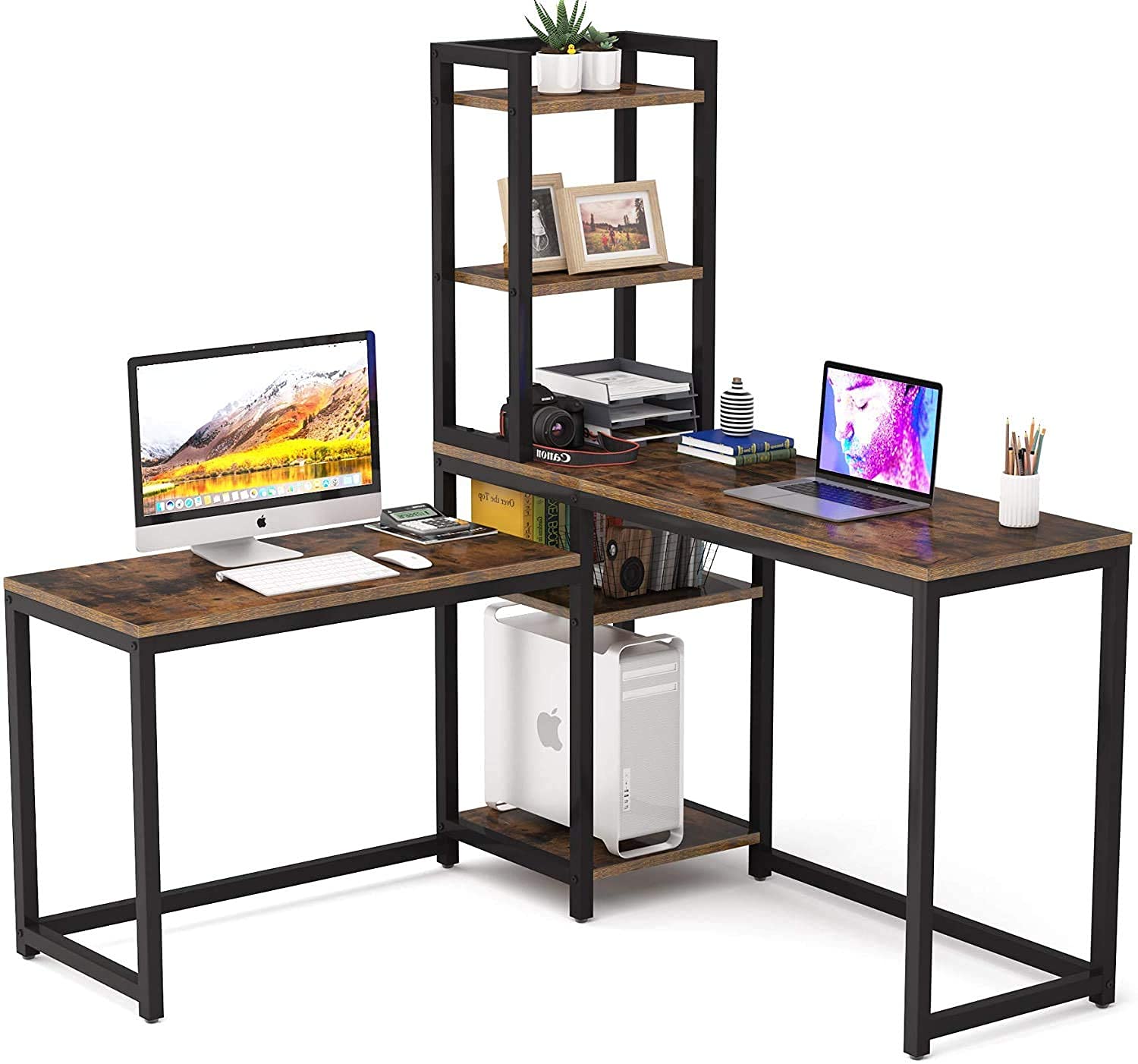 Tekavo - Reversible L Shaped Corner Desk