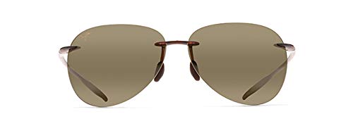 Maui Jim Sugar Beach Rimless Rectangular Polarized Sunglasses