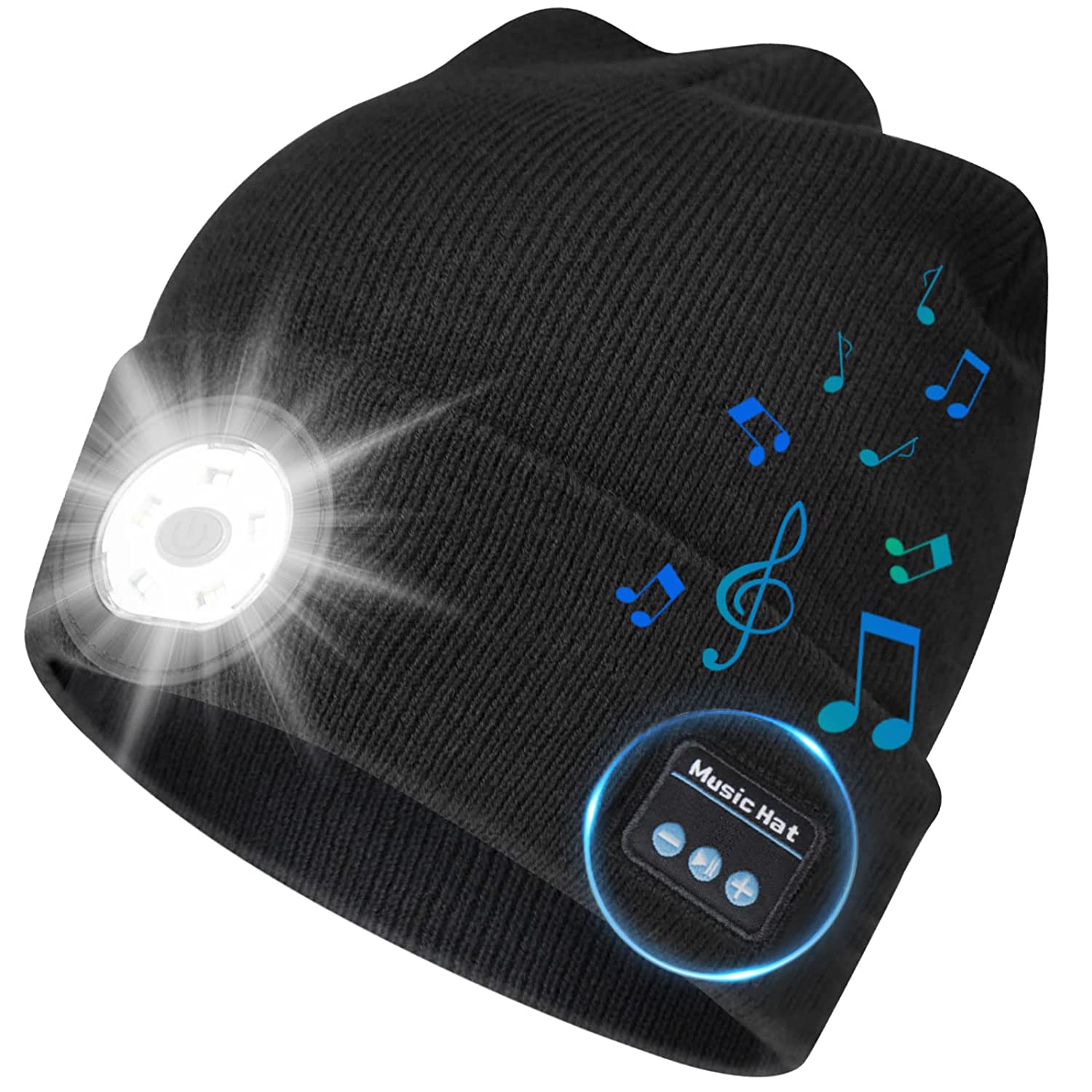  PEATOP® Bluetooth Beanie Hat with Headphones with Built-in Stereo Speaker and Microphone