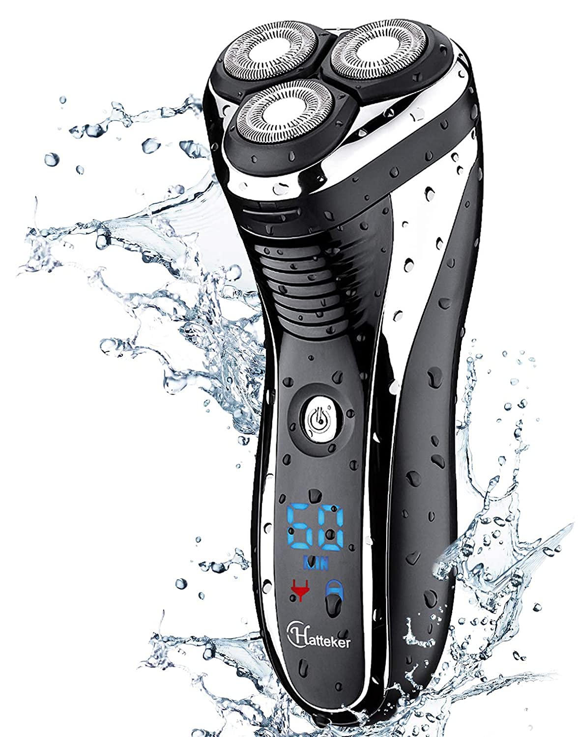  HATTEKER Electric Shaver Waterproof